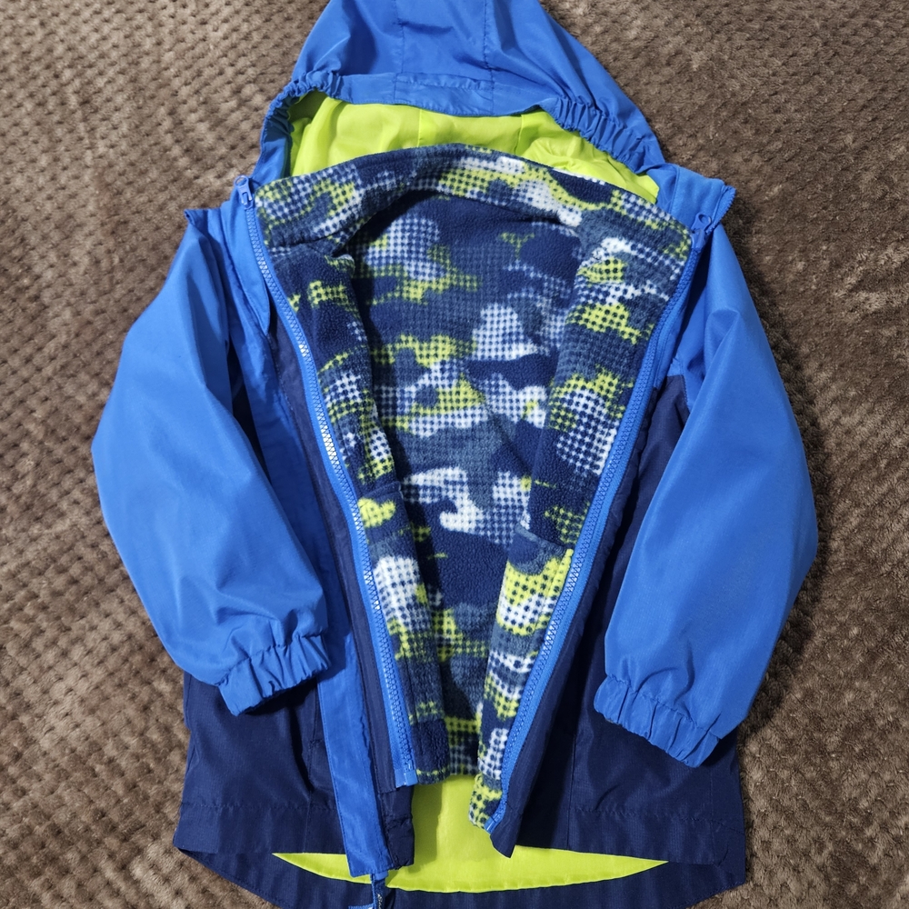 Eddie Bauer Blue 2-in-1 Coat, Size 5-6